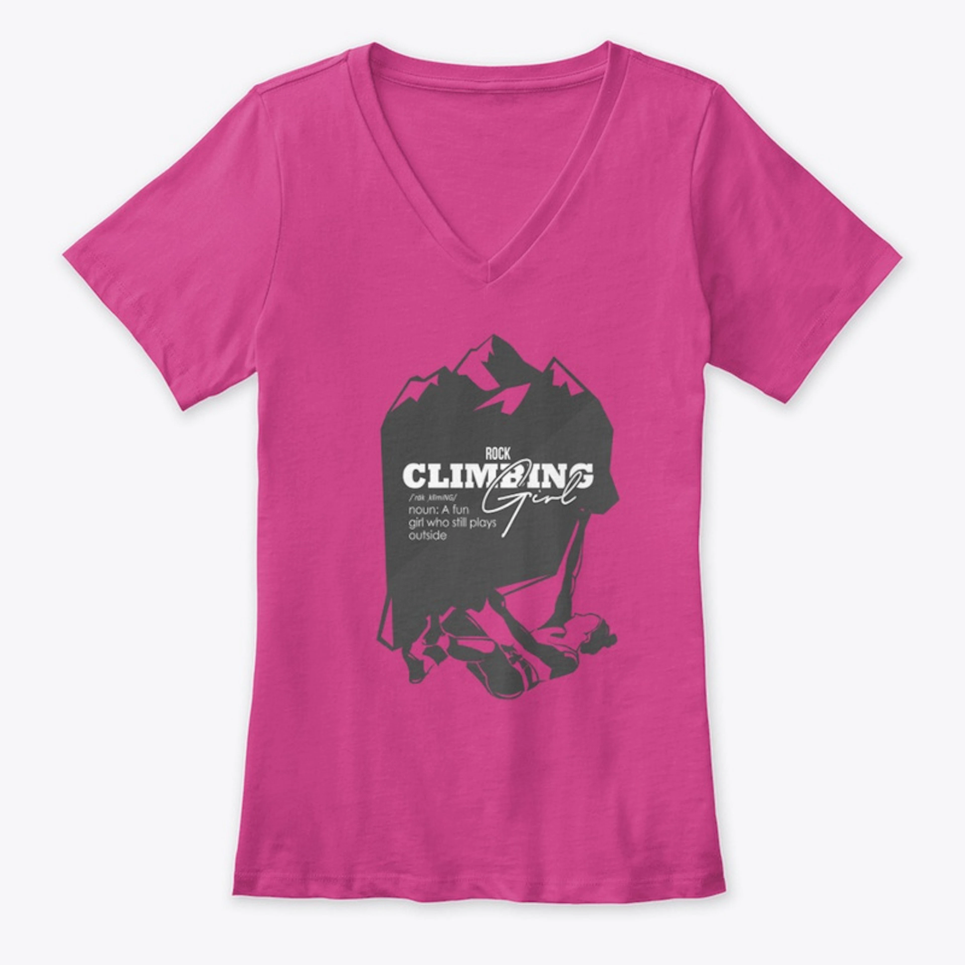 Rock Climbing Girl, Verbal design