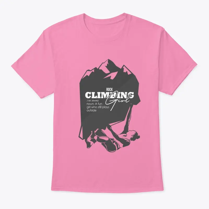 Rock Climbing Girl, Verbal design