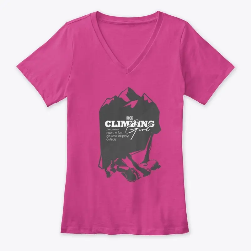 Rock Climbing Girl, Verbal design